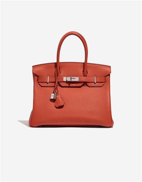 hermes birkin geranium|HERMES Togo Birkin 30 Geranium 720783 .